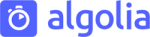 Logo of Algolia - Technology partner of O2Commerce